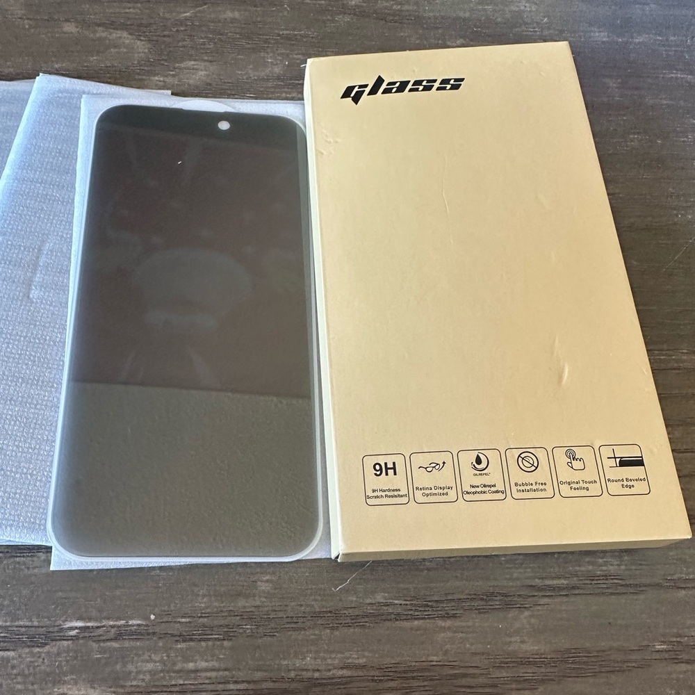 Black Screen Protector for Smartphones